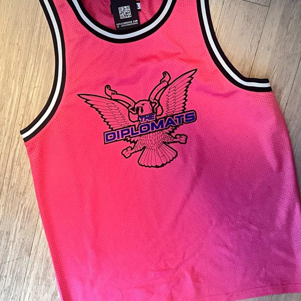 Pink Jersey Tank Top